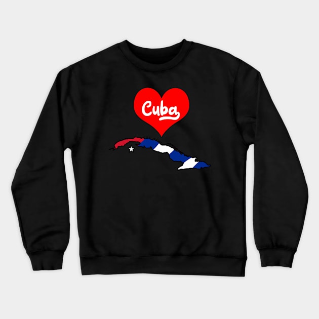 cuba Crewneck Sweatshirt by livania